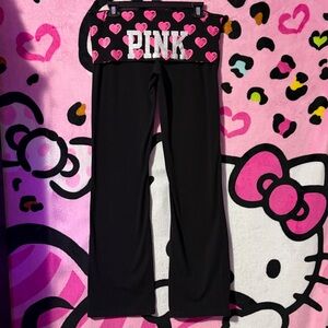 PINK vs Fold over yoga pants🖤 NFS🚫